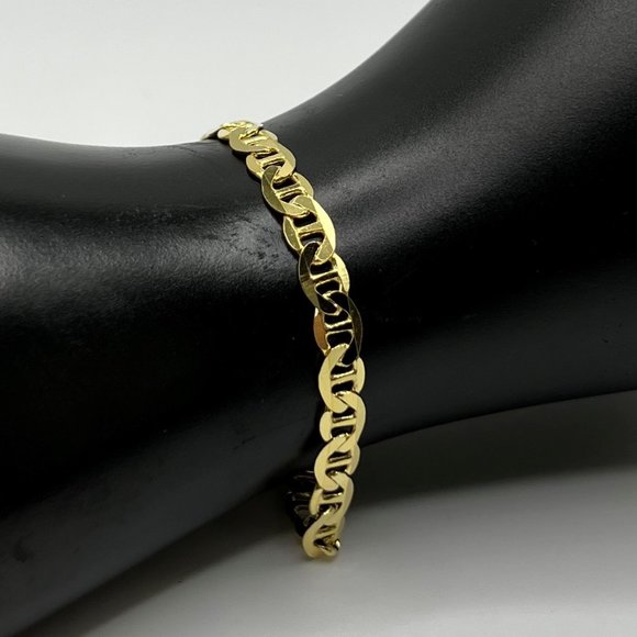 Mens Thick Gucci Mariner Chain Bracelet - 8.5" inches - 925 Italy - Picture 3 of 6